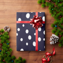 White Snow Dot Pattern Satin