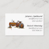 White Social introduction calling card-tractor 名刺 (正面)