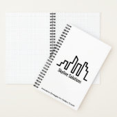 White Spiral Notebook with Minimalist Design ノートブック (内側)