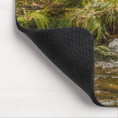 White Spirit Bear Hunts for fish on Riordan Creek マウスパッド (コーナー)