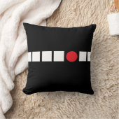 White Square - Red Dot クッション (ブランケット)