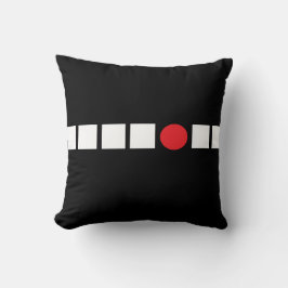 White Square - Red Dot クッション