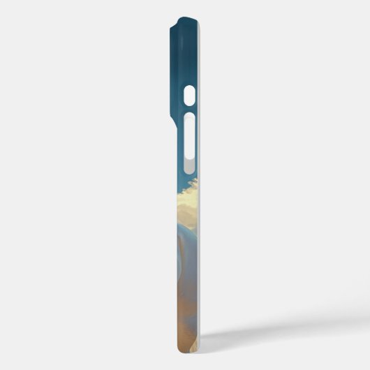 White Stallion Personalized Name Case-Mate iPhoneケース (裏面 / 左)