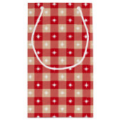 White Star Gingham Country Holiday スモールペーパーバッグ (裏面)