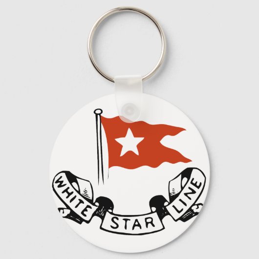 White Star Line Logo キーホルダー (正面)