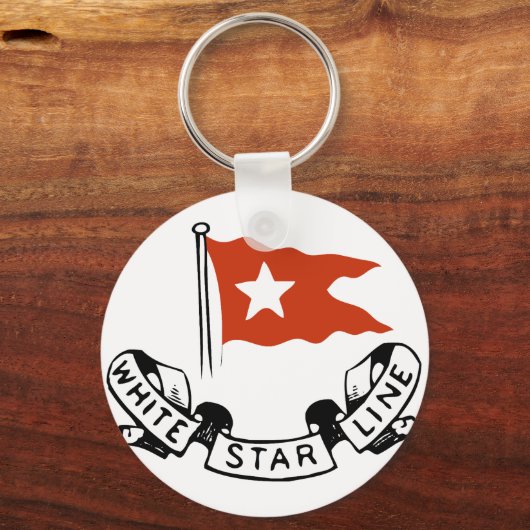 White Star Line Logo キーホルダー (正面)