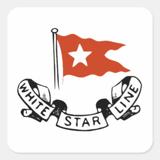 White Star Line Logo スクエアシール