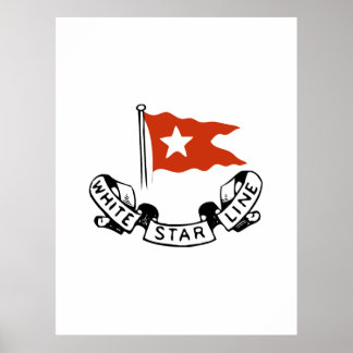 White Star Line Logo ポスター