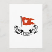 White Star Line Logo ポストカード (正面)