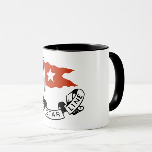 White Star Line Logo マグカップ (正面右)