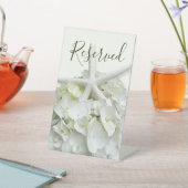 White Starfishフローラ予約結婚のテーブルシンボルや象徴 台座サイン (インサイチュ)