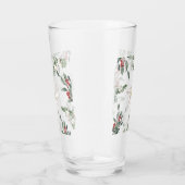 White Starfish Beach Christmas Holiday タンブラーグラス (右)