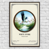 White Stork Zoology Series ポスター