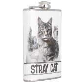 White Stray Cat フラスク (右)