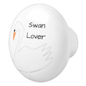 White Swan Design Personalised セラミックノブ (右)