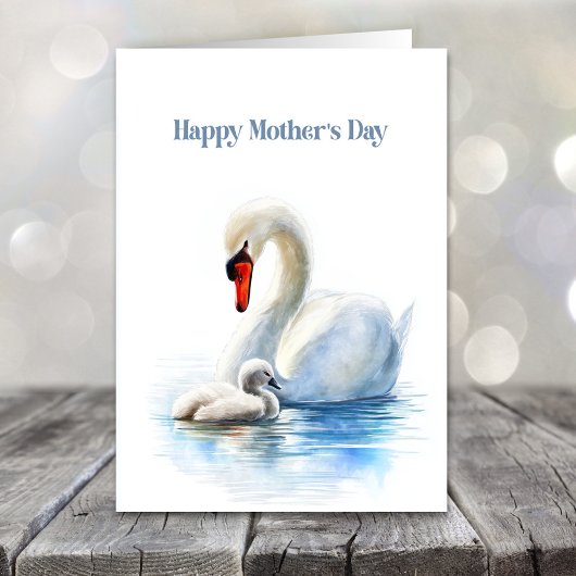 White Swan Mother's Day シーズンカード