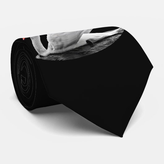 White Swan on Lake ネクタイ (ロール)