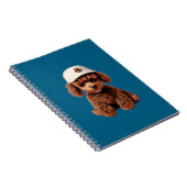 White Teacup Poodle Folder ノートブック (右側)