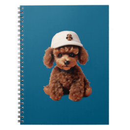 White Teacup Poodle Folder ノートブック