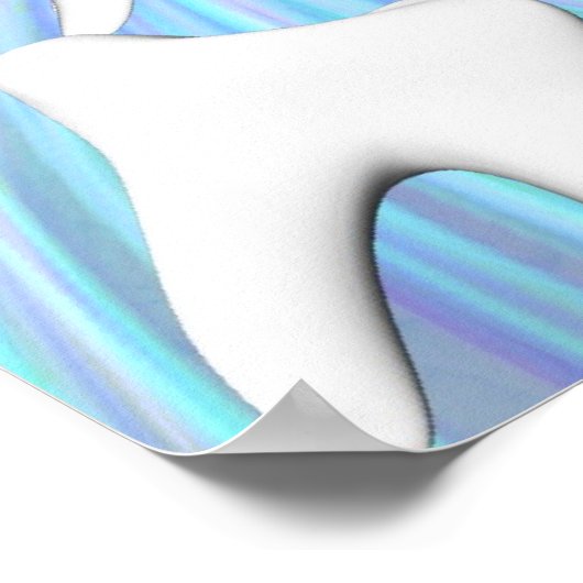 White Teeth Mandala Dentist-Orthodontist Poster ポスター (角)