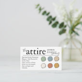 White The Attire QR Code enclosure Card エンクロージャーカード (スタンド正面)