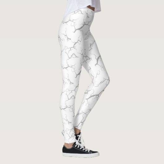 White tie dye leggings レギンス (右)