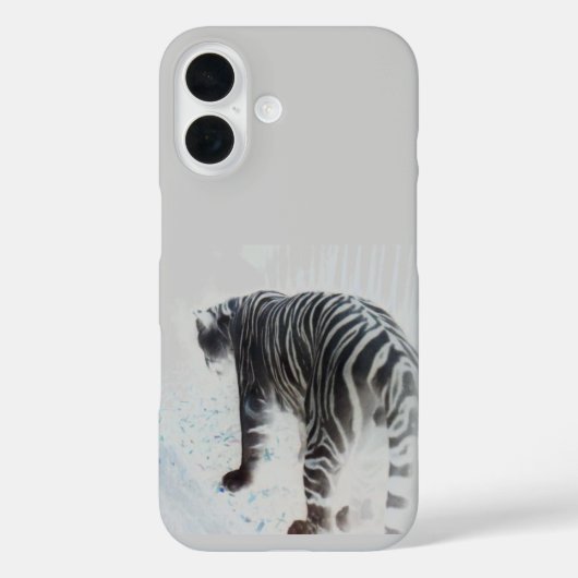 White Tiger野生動物の写真 Case-Mate iPhoneケース (裏面)