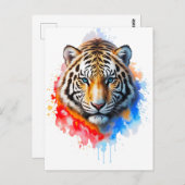White Tiger ポストカード (正面/裏面)