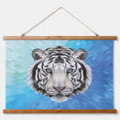 White Tiger Big Cat Modern Large Bedroom Wall 吊り下げ型タペストリー (正面)