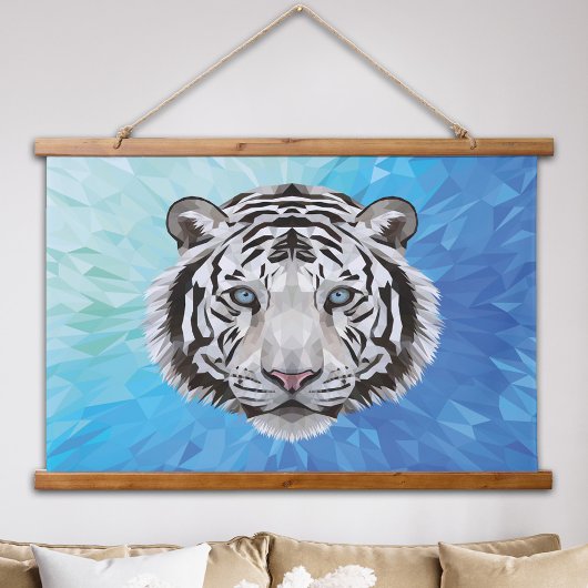 White Tiger Big Cat Modern Large Bedroom Wall 吊り下げ型タペストリー