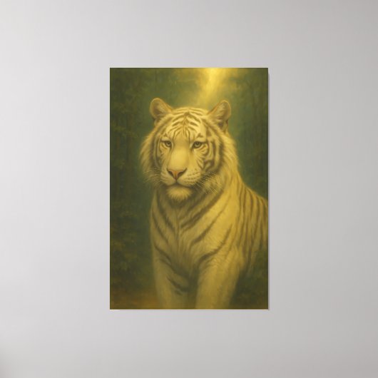  White Tiger Fine Art – Majestic Portrait キャンバスプリント (正面)