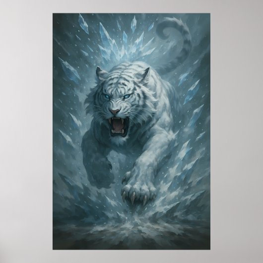 White Tiger – Frost King Ice Burst Descent – ManJi ポスター (正面)