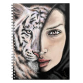 White Tiger Girl - Emotion Notebook - 絵画's ノートブック (正面)