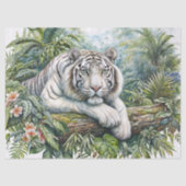 White Tiger In Lush Jungle  薄葉紙 (正面)