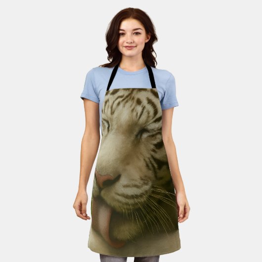 White Tiger in Private Grooming Ritual エプロン (着用した状態)
