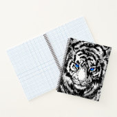 White Tiger Notebook - Tiger Artwork – 野生生物 ノートブック (内部)