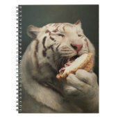 White Tiger Pie Notes – Elegant Notebook ノートブック (正面)