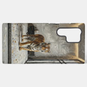 White Tiger Samsung Case – Fine‑Art WildArchetypes Galaxyケース (裏面横)