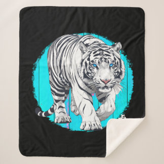White Tiger Sherpa Blanket シェルパブランケット