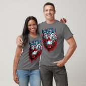 White tiger tシャツ (ユニセックス)