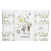  White Tiger Yellow Lilly 枕カバー (裏面)