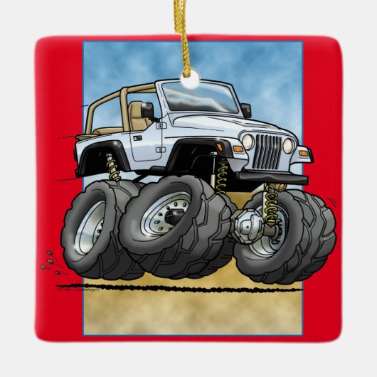 White_TJ セラミックオーナメント (正面)