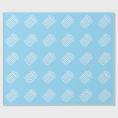 White Trash Can Symbol ラッピングペーパー (フラット)
