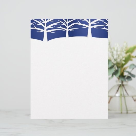 White Tree Sihouette Elegant Christmas (スタンド正面)