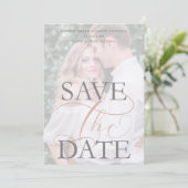 White Trendy Transparency Effect Photo Wedding (スタンド正面)