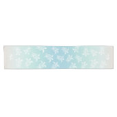 White Turtles Beach Themed ショートテーブルランナー (横)