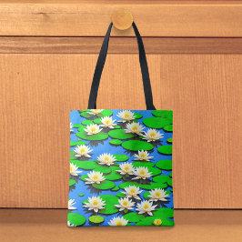 White Water Lilies Tote Bag トートバッグ