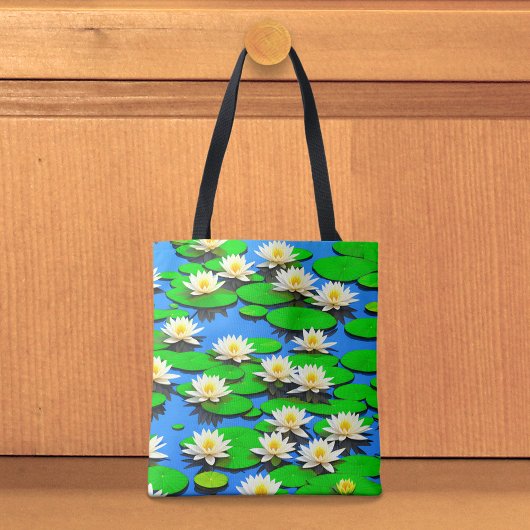 White Water Lilies Tote Bag トートバッグ