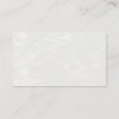 White Wave Gold on Gray Stylist Fashion Adaptable 名刺 (裏面)