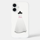 White Wedding Dress Bride  Case-Mate iPhoneケース (裏面)